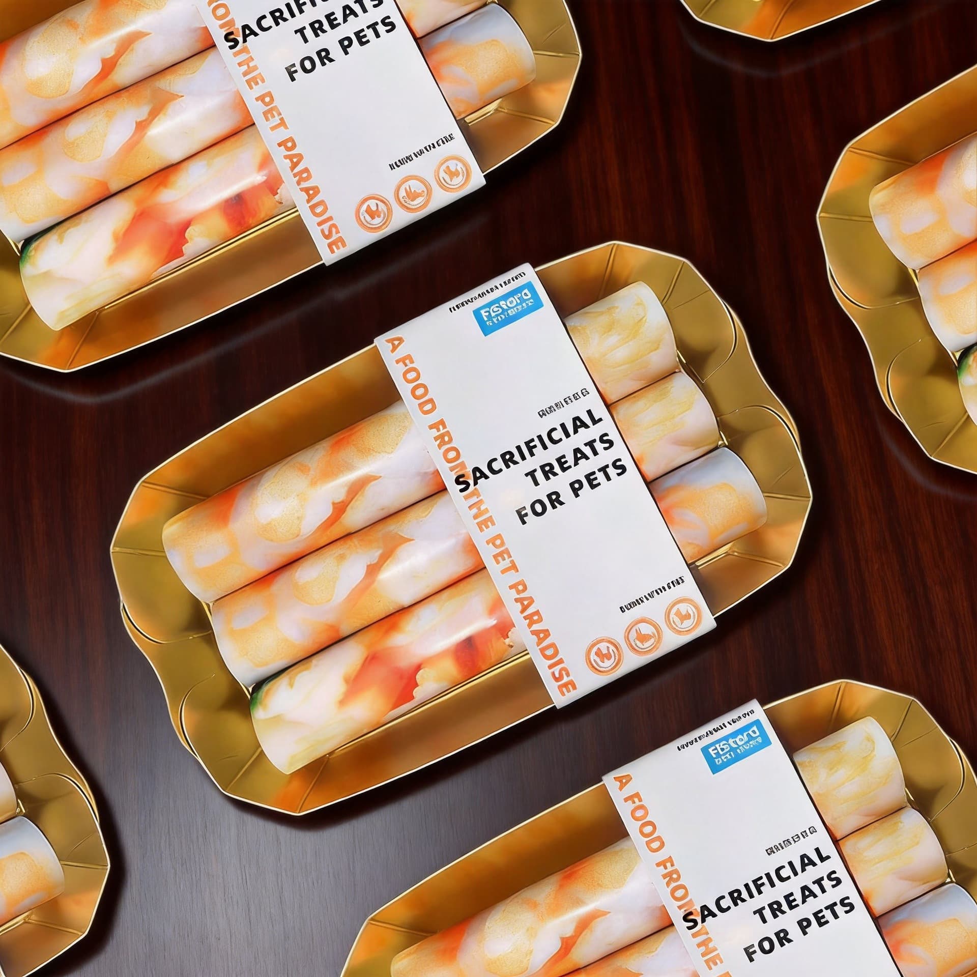 Pet Memorial Paper Food Rolls for Cat and Dog Death Anniversary, 100-Day, and Seventh-Day Rituals, Factory Wholesale