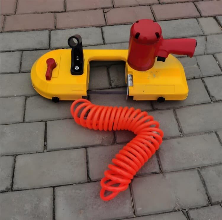 JQD-8 Mining Pneumatic Saw FDJ-120 Pneumatic Band Saw Spark-Free Cutting FDJ-200 Band Saw