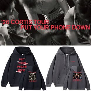 CORTIS 2026 World Tour PutYourPhoneDown Merchandise Same-Style Hoodie Zip-Up Cardigan Jacket