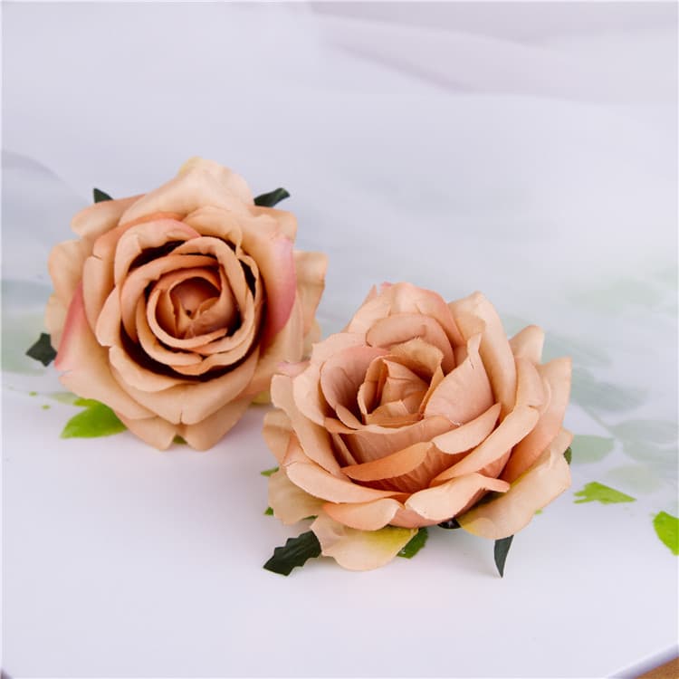 European Style Miniature Rose Flowers Silk Handmade Wedding Wall Decorations Bouquet Decorations Headwear Decorations