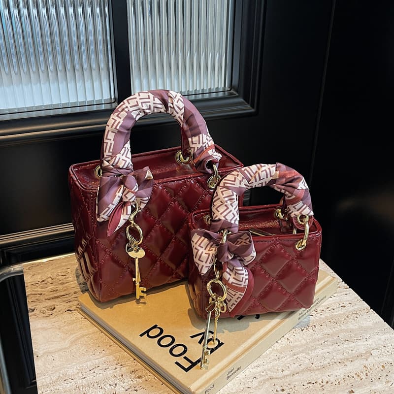 Crossbody Bag for Women 2024 New Trendy Lady Dior Bag Diamond Quilted Fashion Crossbody Bag Small Chanel Style Patent Leather Handbag Women's Bag
