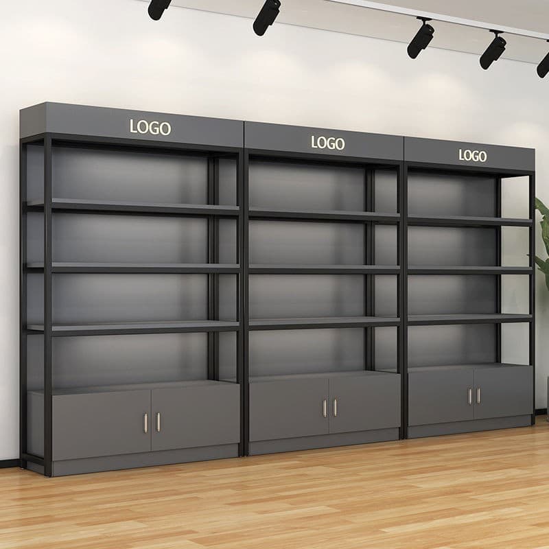 Display Shelf for Cosmetics, Product Rack for Tobacco and Alcohol Samples, Multi-layer Storage Cabinet for Beauty Salons and Supermarkets