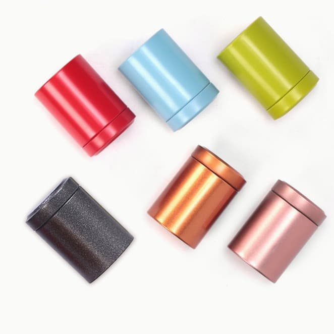 Mini Tea Canister Small Sealed Tin Box Portable Packaging Empty Tea Tin Wholesale