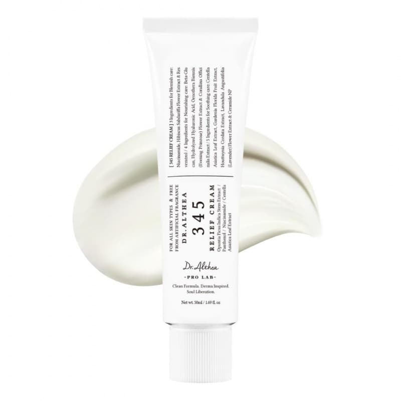 Korea 147 345 Antioxidant Cream Moisturizing Hydrating Intensive Barrier Repair Soothing for Acne-Prone Oily Sensitive Skin