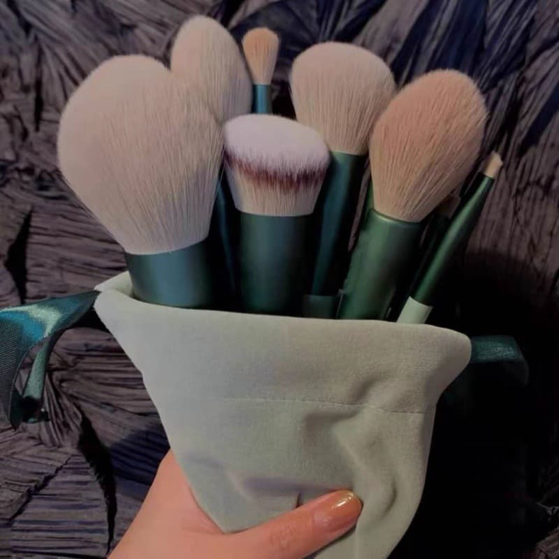 Beauty Skin Care/makeup/cosmetic Brushes Brush Packs - Eco-friendly Bamboo Handle Soft Synthetic Bristles Easy To Clean