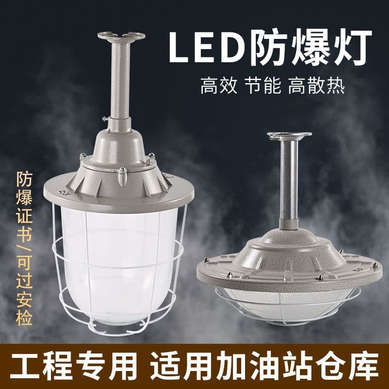 National Standard Certified Safety Inspection LED Explosion-Proof Light, Factory Workshop Lighting, Lamp Shade Warehouse Light, Explosion-Proof Type Direct Sales