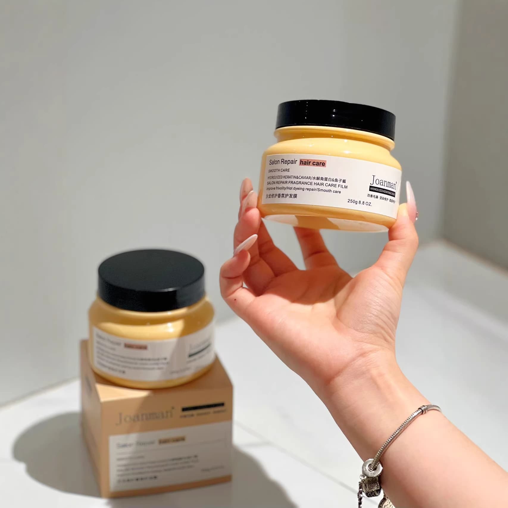 JOANMAN Salon Repair Fragrance Hair Mask Conditioner Protein Care Repair Permed Dyed Dry Frizzy Hair