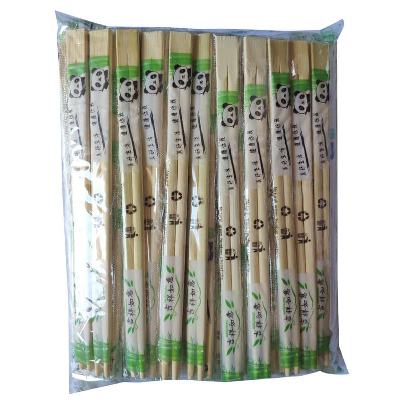Disposable Convenience Chopsticks Pointed Tip Twin Connected Individually Wrapped Fast Food Utensils Takeout Household Hygiene Factory
