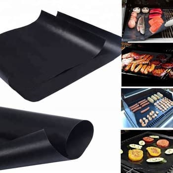 High Heat Resistant Non-stick BBQ Mats, Teflon Grill Pads, and BBQ Grill Paper