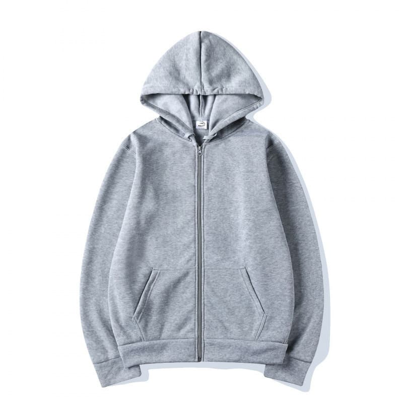 Cross-border hot sale 2026 new men's and women's sweatshirts, jackets, cardigans, solid color loose sportswear, spring, autumn and winter