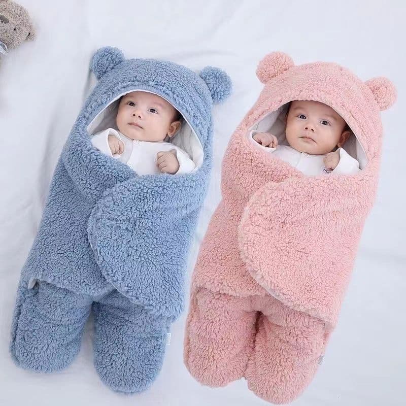 Infant Autumn/Winter Thick Sleeping Bag, Newborn Startle Reflex Winter Baby Dual-Use Outdoor Swaddle Wrap Blanket Factory