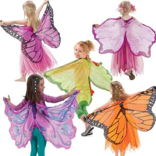 New Cross-Border Children's Elf Costume Angel Butterfly Wings Cape Mask Halloween Stage Performance Outfit