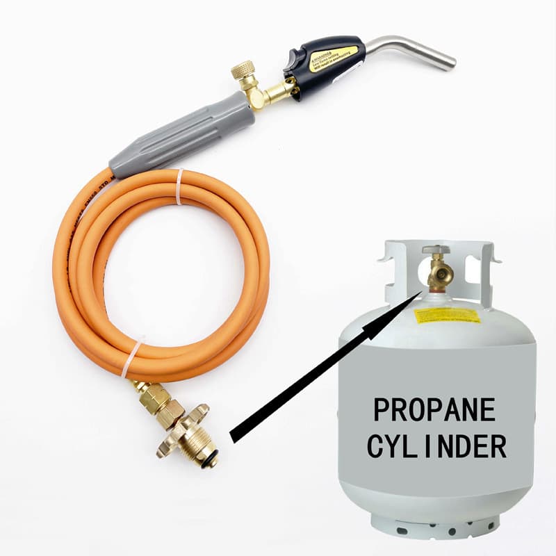 American Style Propane Cylinder Welding Torch, LPG Oxygen-Free Welding Torch, North American Propane Welding Blowtorch, Amazon Cross-Border External Thread