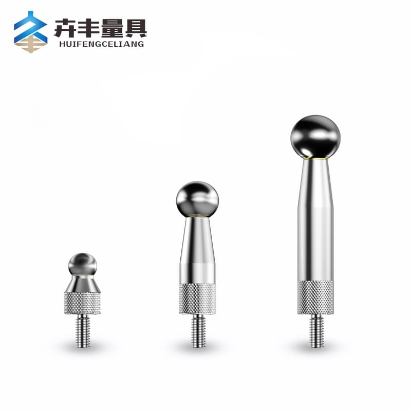 Gear Module Probe, Runout Tester Probe M2.5 Universal Dial Indicator Needle, Micrometer Head Tungsten Carbide Ball Probe