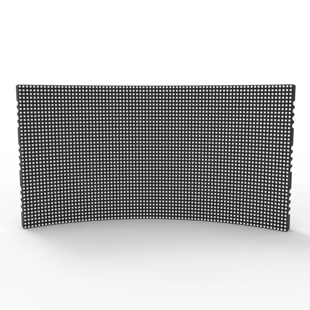 P4 Outdoor LED Soft Module, Flexible Curved Round Full-Color LED Display Unit Board