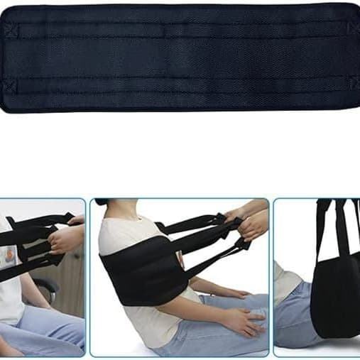 Elderly patients need assistance with getting up, sitting up, and using a transfer belt or support belt.