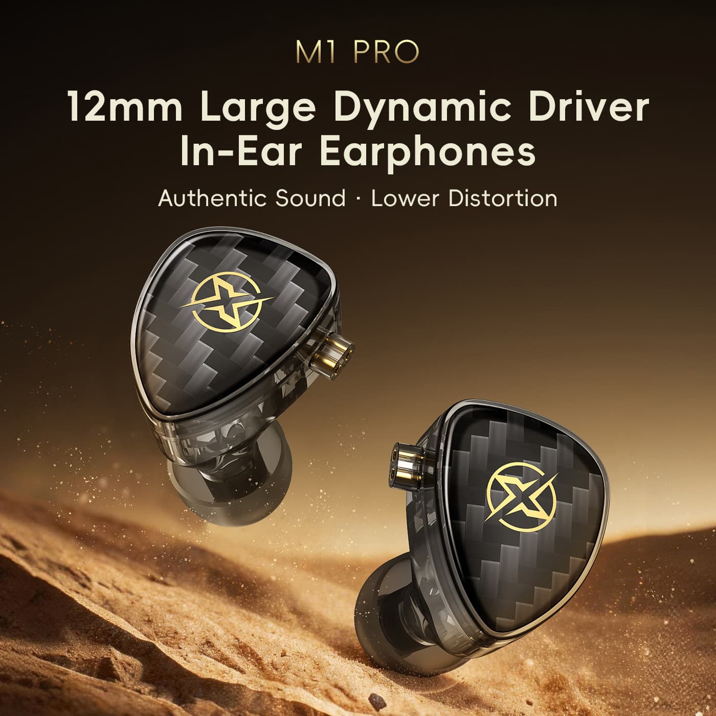 Jiang Sheng M1Pro Magnetic Dynamic Earphone Music Monitor 3.5mm Wired In-Ear Sports Earbuds Type-C