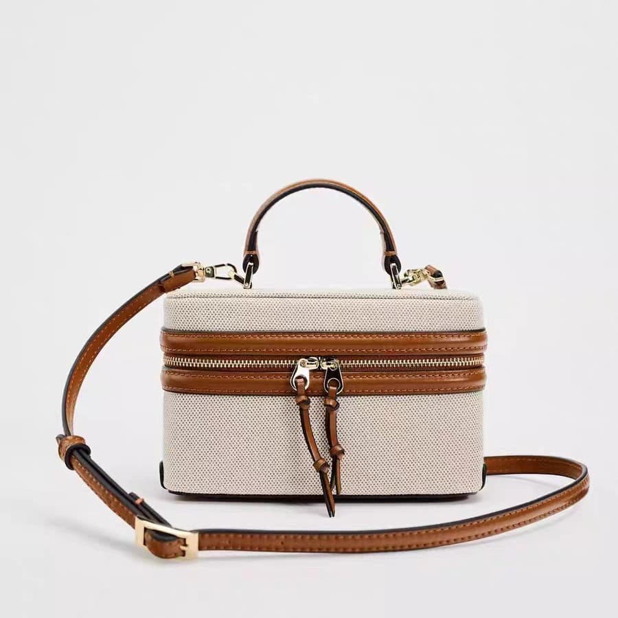 ZA Home Cross-border New Women's Handbag 2026 New Trendy Shoulder Crossbody Box Bag Versatile Fashionable Small Bag