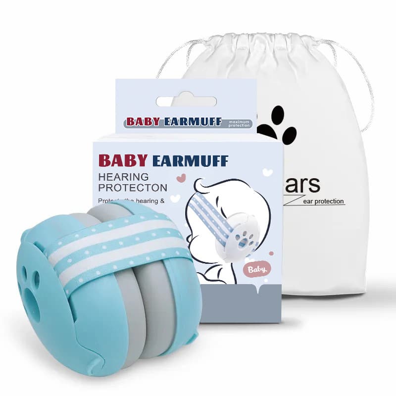 Infant Anti-Noise Earmuffs with Headband Style for Sleep, Soundproof Headphones, Learning, and Child Protection