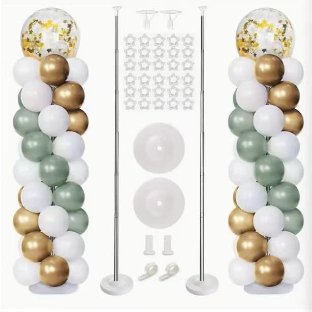 Balloon column set balloon bowl support column telescopic rod support road guide package balloon stand birthday wedding party