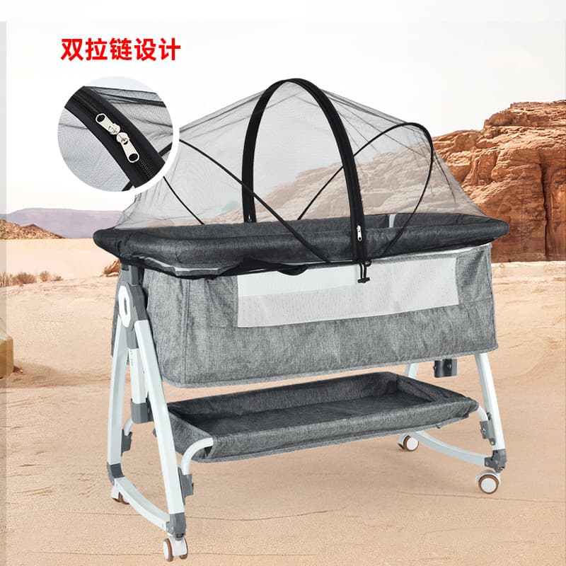 Baby Crib Mosquito Net, Bassinet Mosquito Net, Newborn Multi-Functional Portable Crib Tent