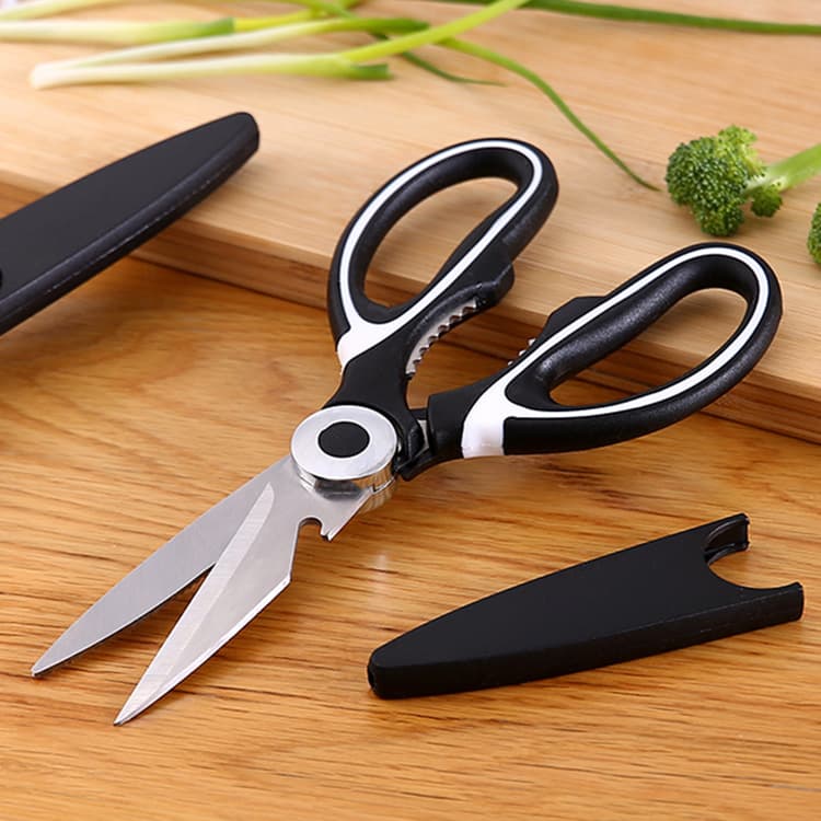 Panda Scissors Household Sharp Chicken Bone Shears Kitchen BBQ Fish Scissors Multi-functional Walnut Opener Bottle Opener