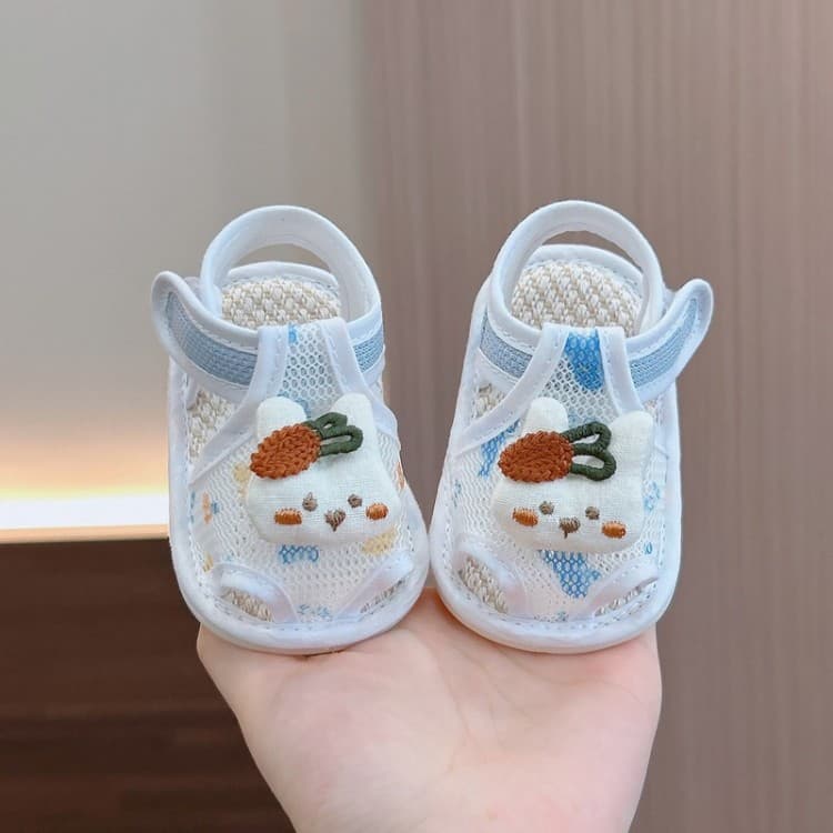 Baby Girl Summer Sandals Soft Sole Infant Shoes 6-12 Months Princess Toddler Walking Shoes Non-Slip Sole Cute