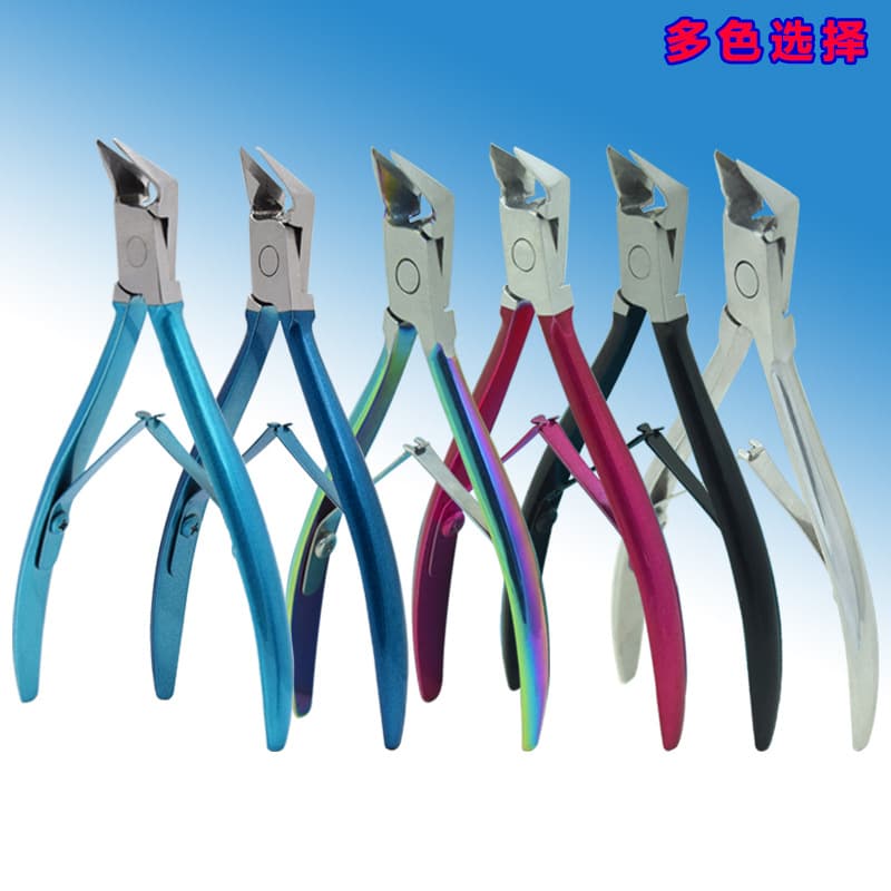 Hot Selling Ingrown Toenail Clipper, Hawk-Beak Stainless Steel Slant-Tip Cuticle Nippers