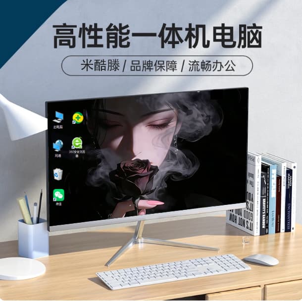 All-in-One PC Coocaa HD Core 12th Gen Office Home Stock Trading Gaming Desktop Host Complete Set