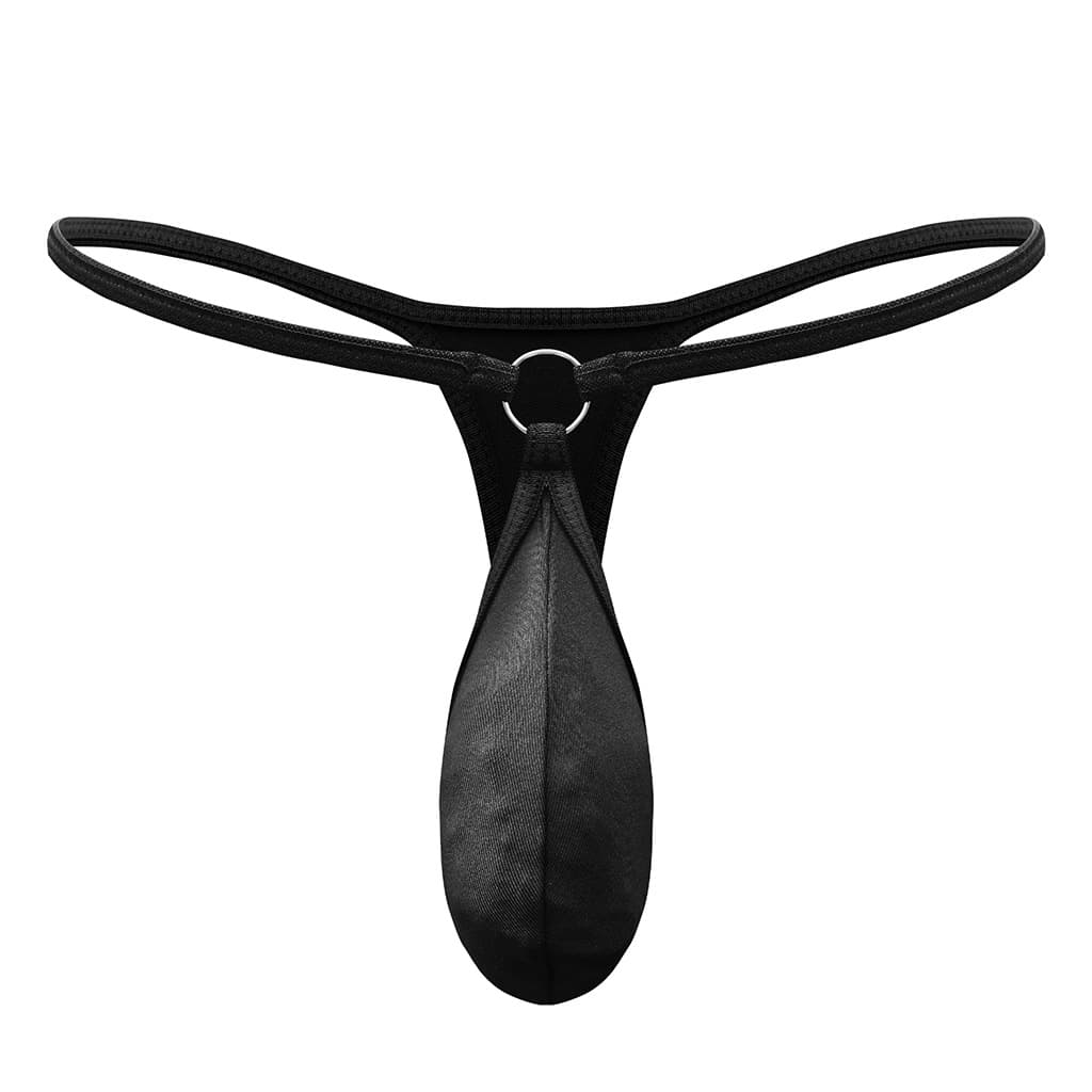 Tzy1444T Men's Sexy Underwear Briefs Wholesale Swimwear Material Ring Thong T-Back