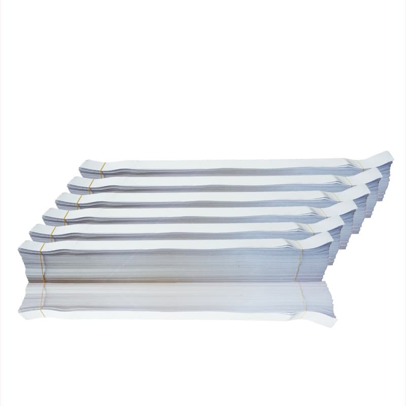 Coated paper textile white seal waistband fabric textile roll 128g square gram weight