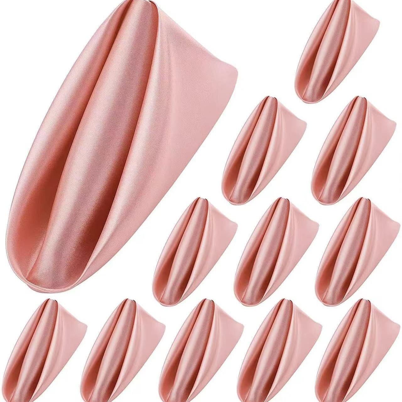 High-end hotel wedding banquet decorations, polyester brocade napkins, placemats, and twill fabrics - factory direct sales.