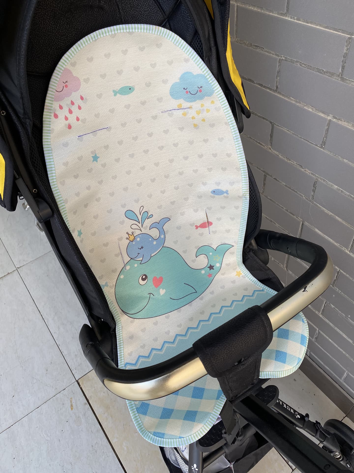 Baby Walking Aid Cooling Mat Stroller Baby Walker Pad Summer Breathable Infant Seat Universal Pushchair Mat