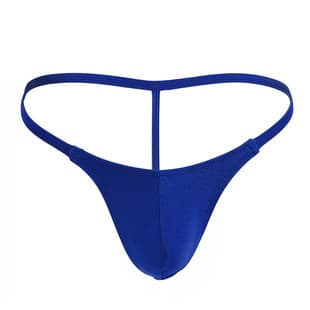 12-Color Sexy Low-Rise Men's Thong G-String, Sexy Tight Seamless T-Back, Bulge Pouch Breathable Underwear for Men