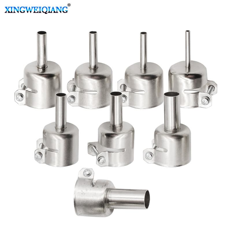 Round Nozzle Hot Air Gun Tip 850 Hot Air Gun Nozzle 3-10mm for Hot Air Rework Station