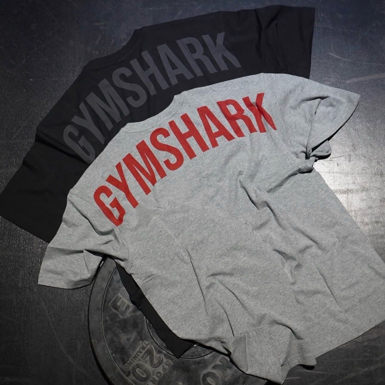 Gym Shark Original UK Fitness Trend 280g Heavyweight Short Sleeve Loose Fit Men's Summer Training Wholesale