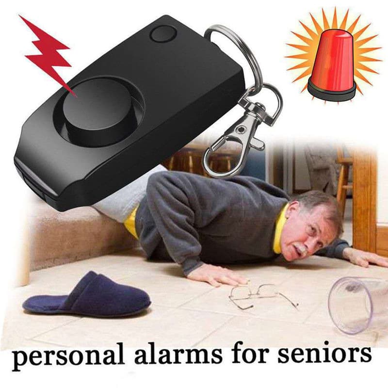 Portable Personal Alarm Button-type Anti-Theft Anti-Wolf Alarm for Students and Women, Keychain 701
