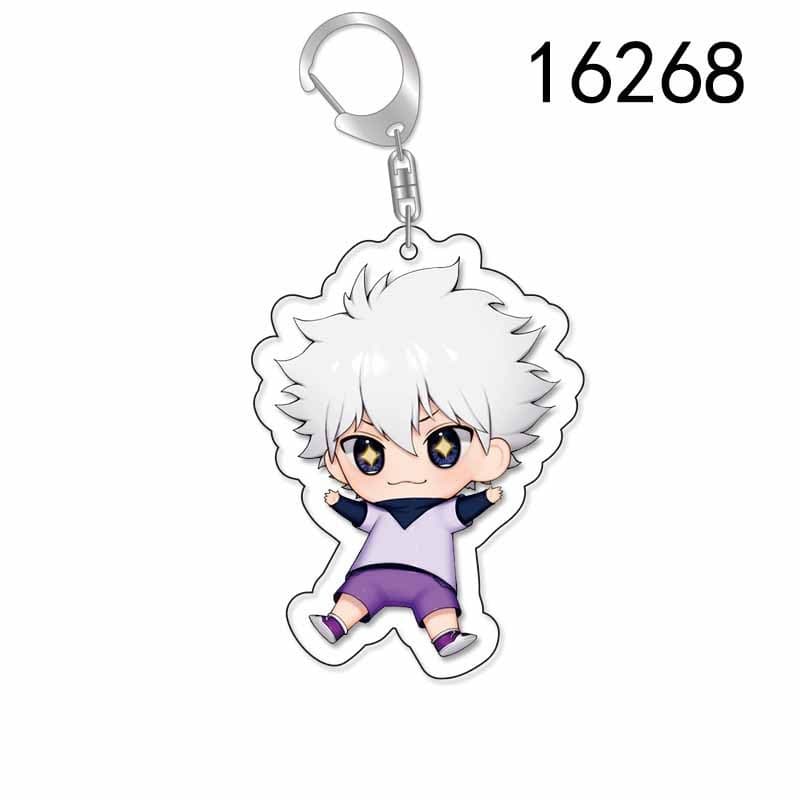 Anime Acrylic Keychain Hunter x Hunter Gon Killua Hisoka Bag Charm Birthday Gift