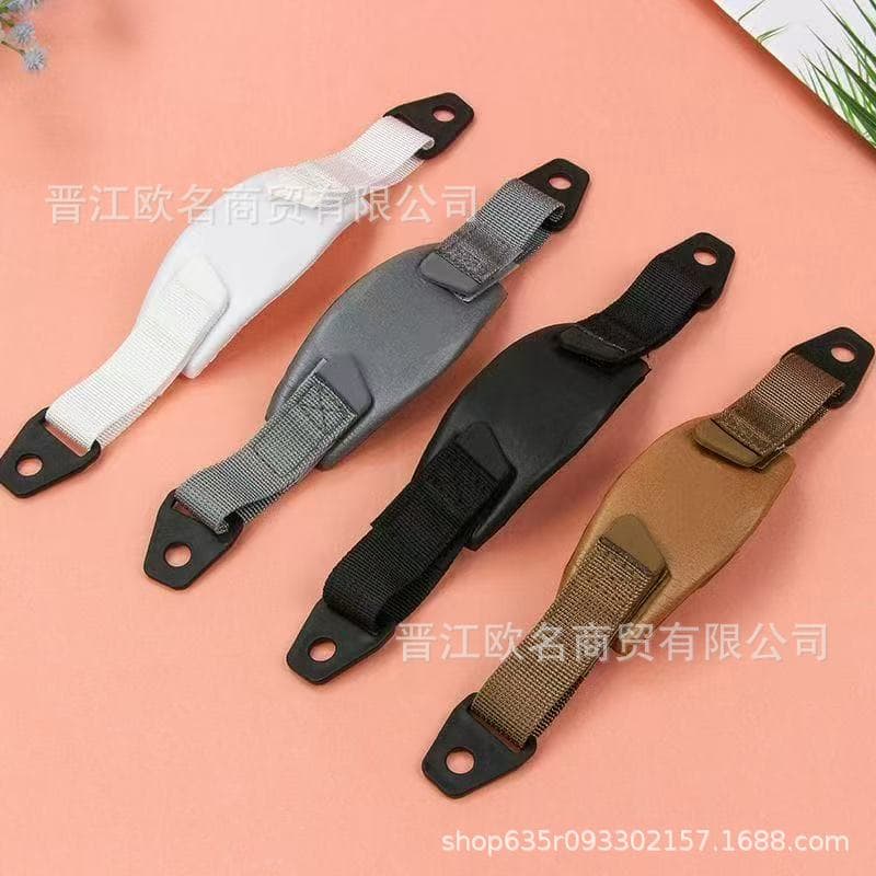 New Cross-Border Style Croc Charms Shoelaces Canvas Velcro Design Heel Strap Garden Shoes Detachable Laces