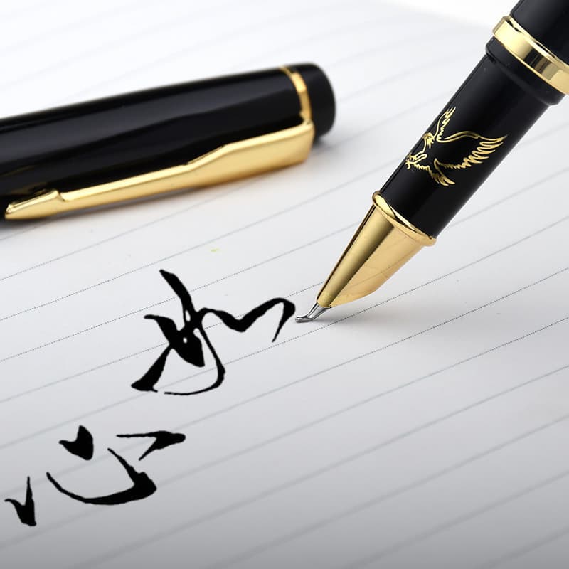 Art pen pen student calligraphy practice special curved tip art pen hand polished high-value adult hard pen book