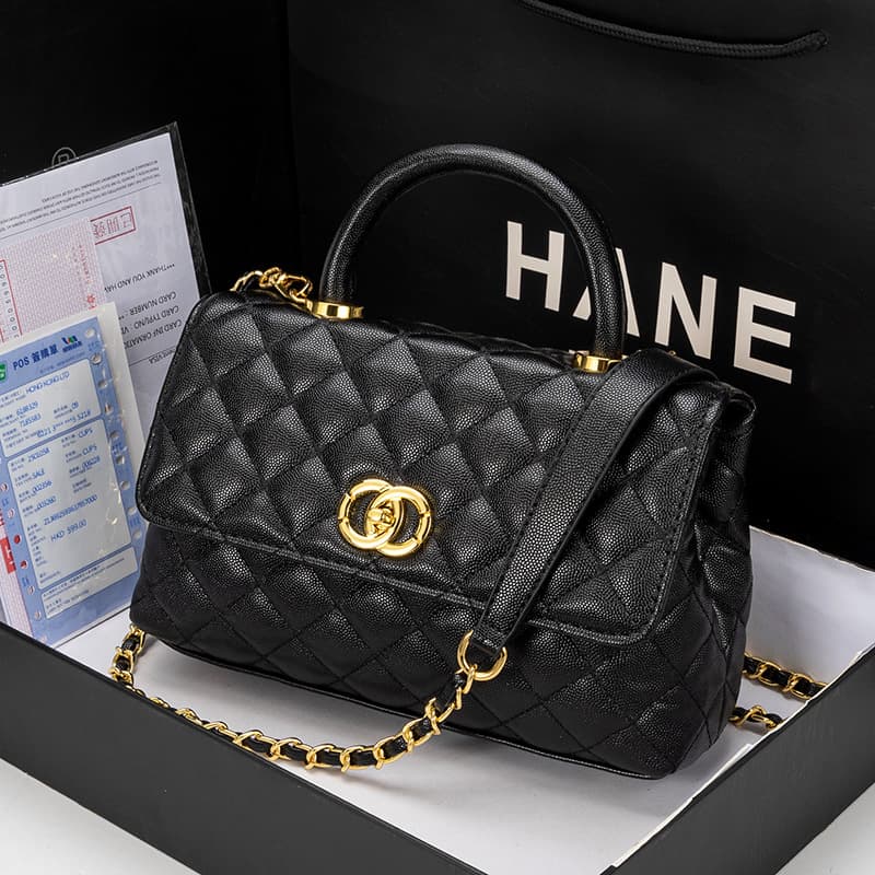 Luxury Women's Crossbody Bag 2024 Trendy Style High Quality Single Shoulder Satchel Small Square Grid Chain Handbag