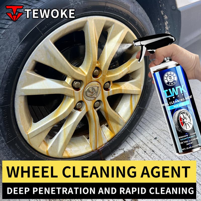Cross-border Supply Car Wheel Cleaner for Aluminum Alloy Steel Rims, Removes Dirt, Rust, and Oxidation