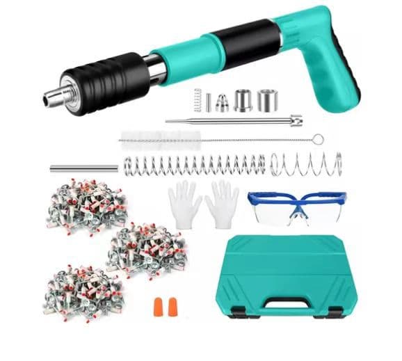 Mini Cordless Nail Gun Silencer Staple Gun Nailer Ceiling Tool Wall Cable Clip Fixing Nailer Wholesale
