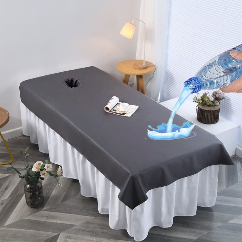 Waterproof and Oil-Proof Beauty Bed Sheet for Physiotherapy and Massage, with and without Hole, 90*200cm