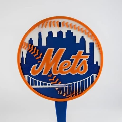 New York Mets Birthday Cake Topper