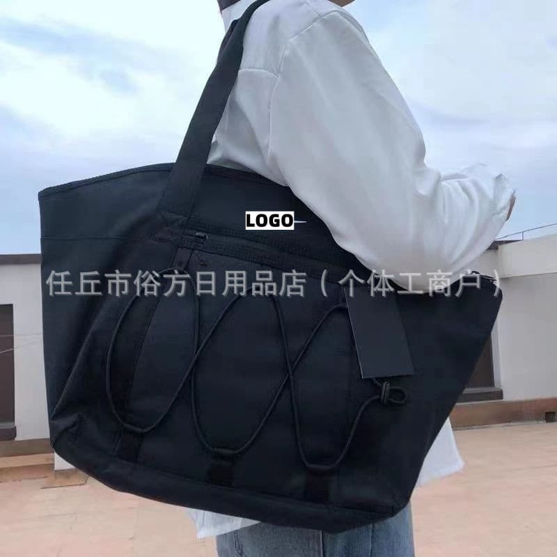 Nike fashion new simple solid color shoulder bag commuter portable tote bag large capacity travel bag women's shoulder bag