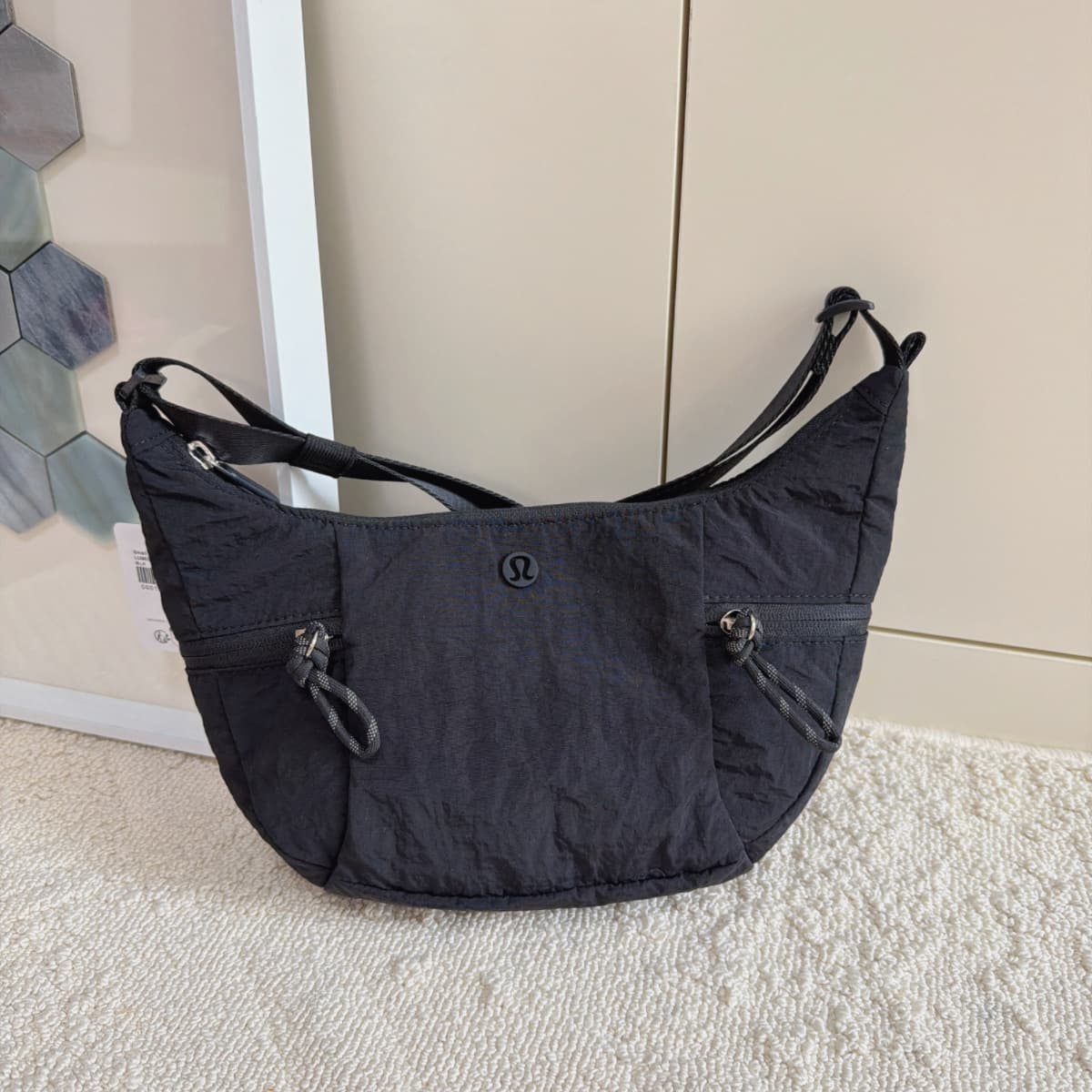 New lulu3L croissant bag small casual versatile crescent horn large capacity women's shoulder crossbody bag