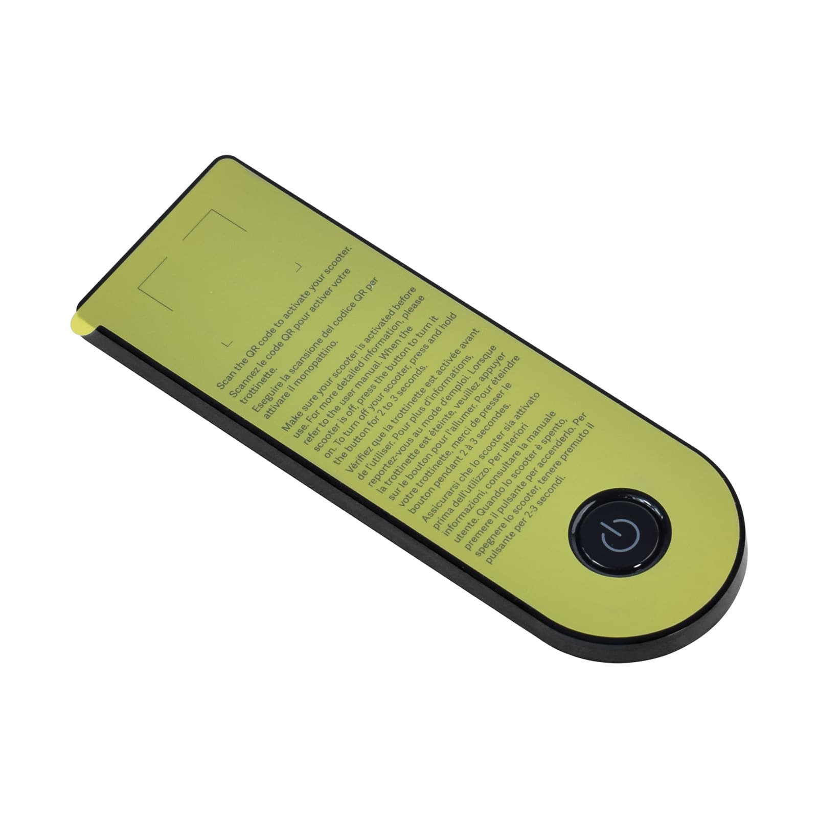 mi4-go switch panel with double-sided tape new instrument panel circuit board cover electric scooter instrument accessories