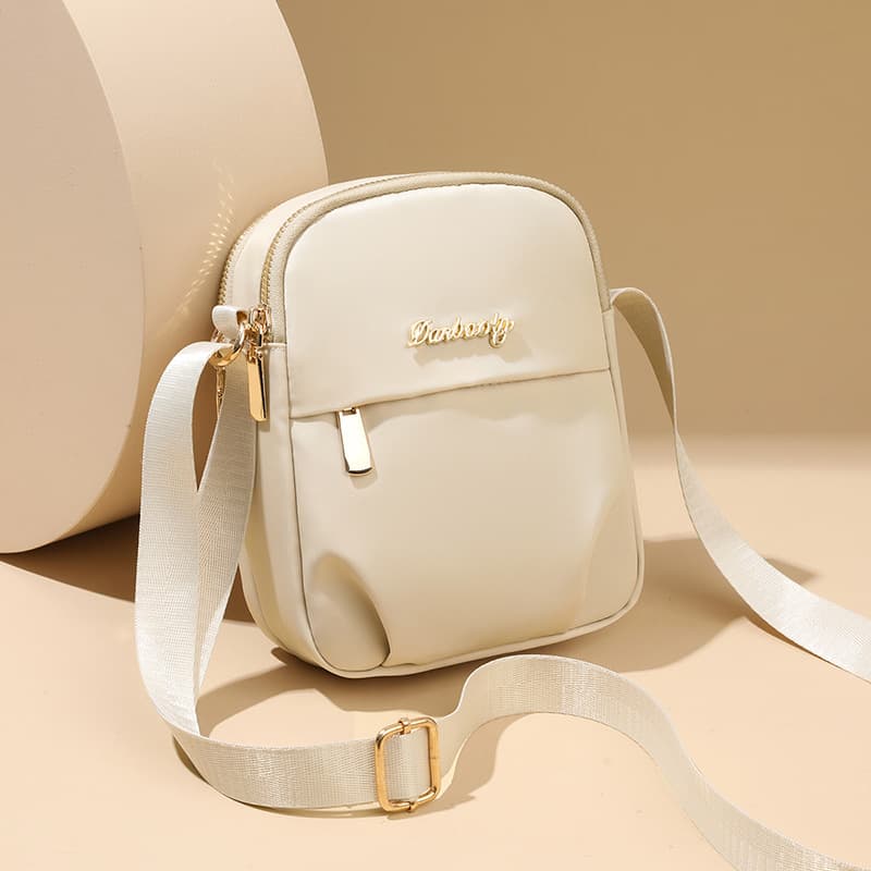 Fashion Mini Lightweight Phone Bag, New Export Style, Simple and Versatile Nylon Handbag, Women's Casual Crossbody Bag