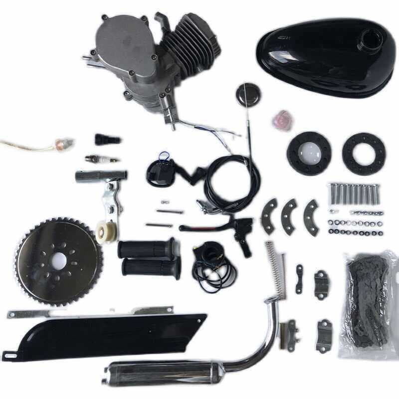 Bicycle Gas Engine 80CC 100CC Mini Small Engine Kit DIY 2-Stroke Engine